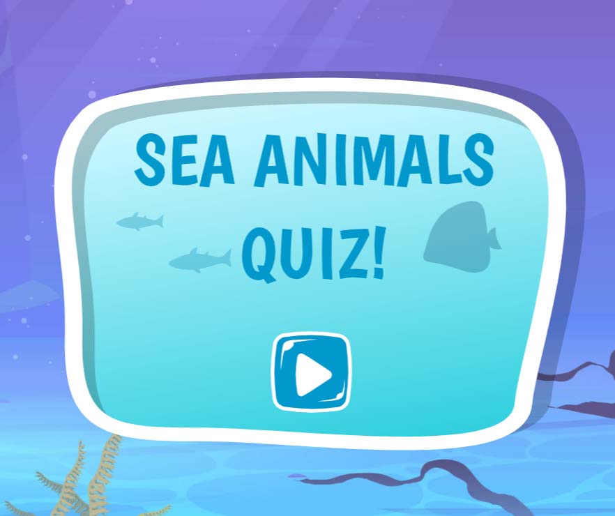 Sea animals quiz